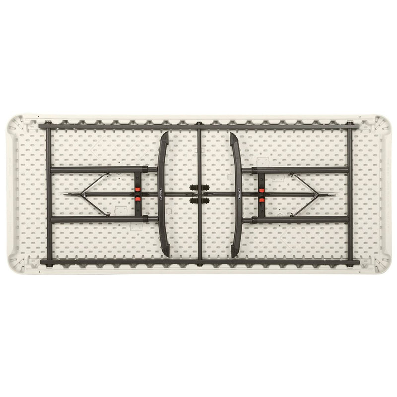 Mesa Plegable Lifetime Blanca Acero Rectangular (Reacondicionado C) - Image 3 of 8