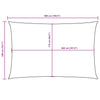 vidaXL Yellow 5x7 m Oxford Fabric Sail Shade - Image 105 of 108