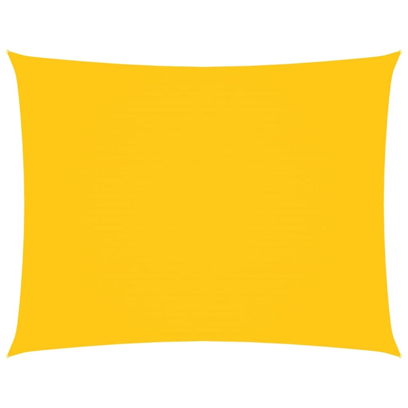 vidaXL Yellow 5x7 m Oxford Fabric Sail Shade - Image 18 of 108