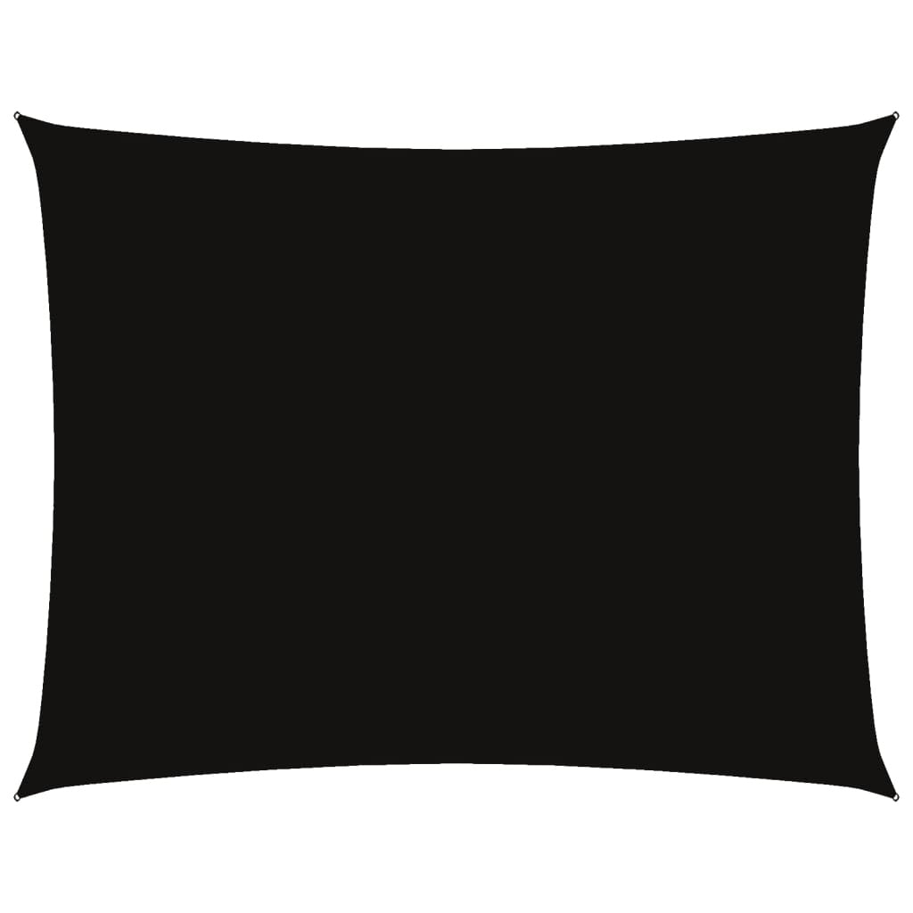 vidaXL 4x6 m Black Oxford Fabric Sail Shade - Image 11 of 54
