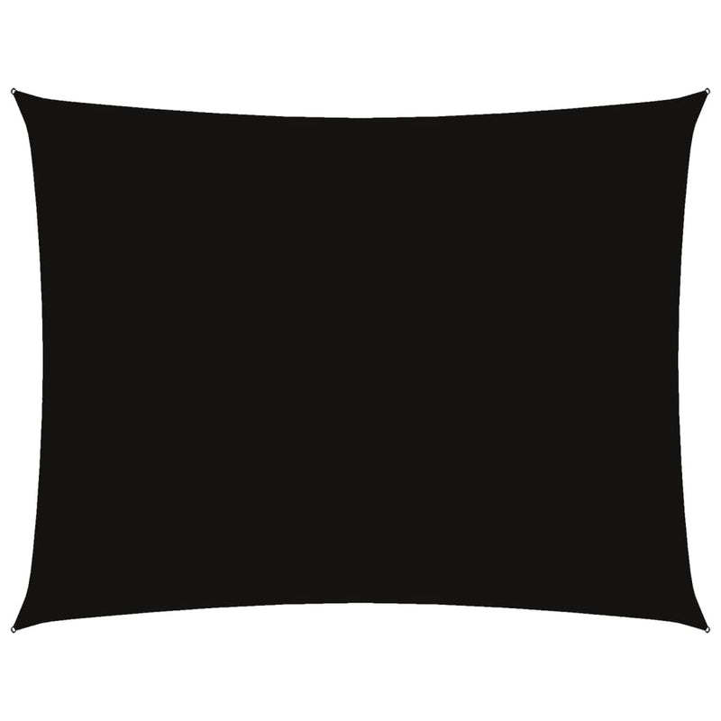 vidaXL 4x6 m Black Oxford Fabric Sail Shade - Image 11 of 54