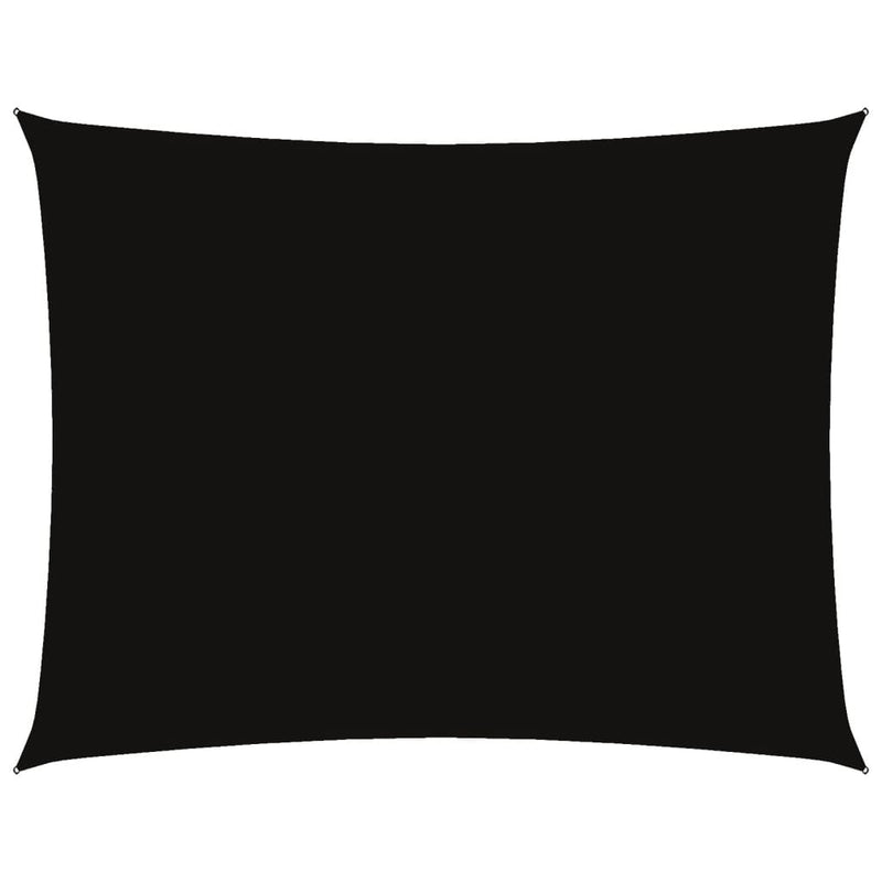 vidaXL 4x6 m Black Oxford Fabric Sail Shade - Image 10 of 54