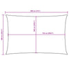 vidaXL 4x6 m Black Oxford Fabric Sail Shade - Image 49 of 54
