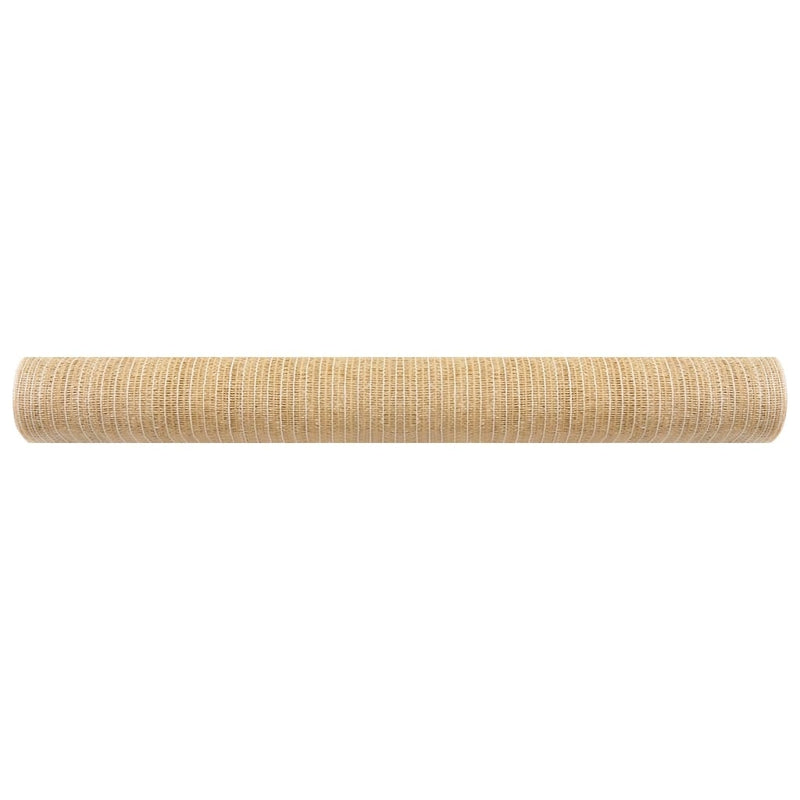 vidaXL Malla de Ocultación de HDPE 1x10 m Beige - Image 13 of 16