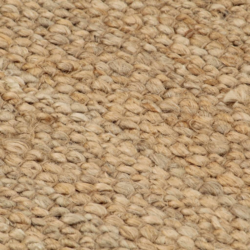 Tappeto in Iuta Intrecciato a Mano 120x180 cm Naturale - immagine 3 | SolPatio - Image 3 of 3