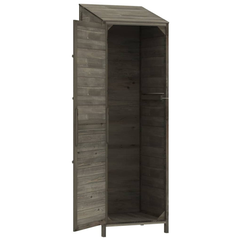 Capanno da Giardino in Legno Massello di Abete 55×52×174,5 cm Antracite - Image 37 of 39