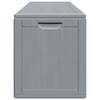vidaXL Garden Storage Box, Polypropylene, 270 L, 118.5x44.5x51 cm, Grey - Image 32 of 39