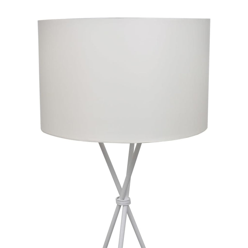 Piantana Treppiede Poliestere 139 cm Bianca - Image 3 of 3