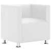 Poltrona a Pozzetto in Similpelle 71×54×69 cm Bianca - Image 2 of 11