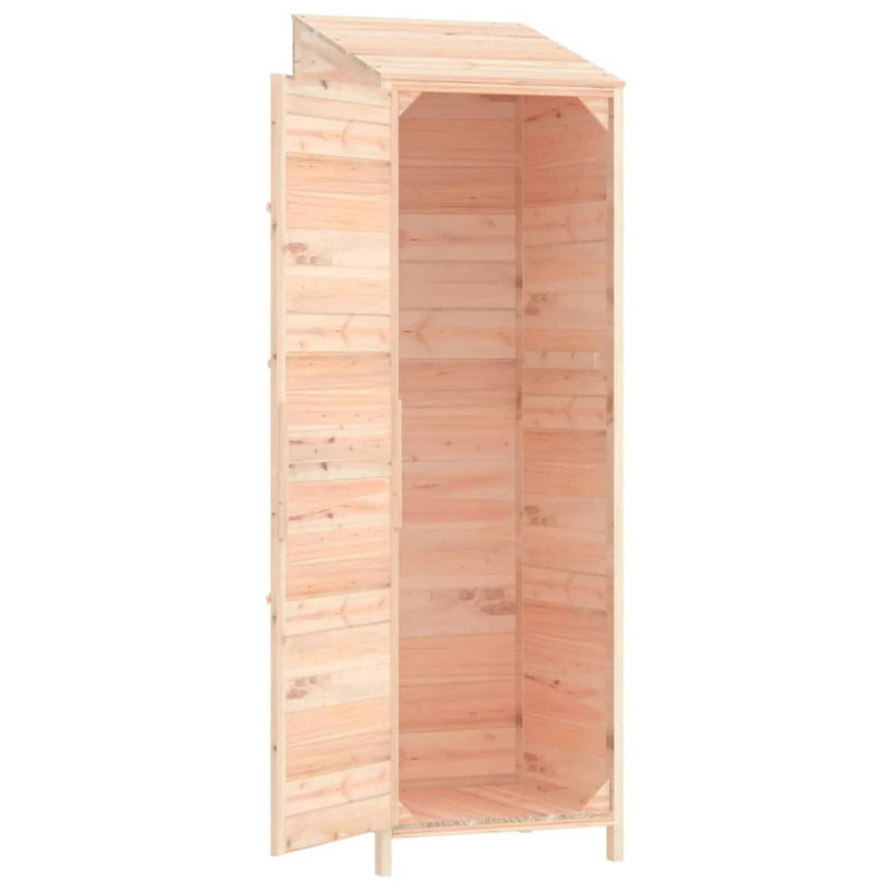 vidaXL Capanno da Giardino in Legno Massello di Abete 55x52x174,5 cm Marrone - Image 13 of 16