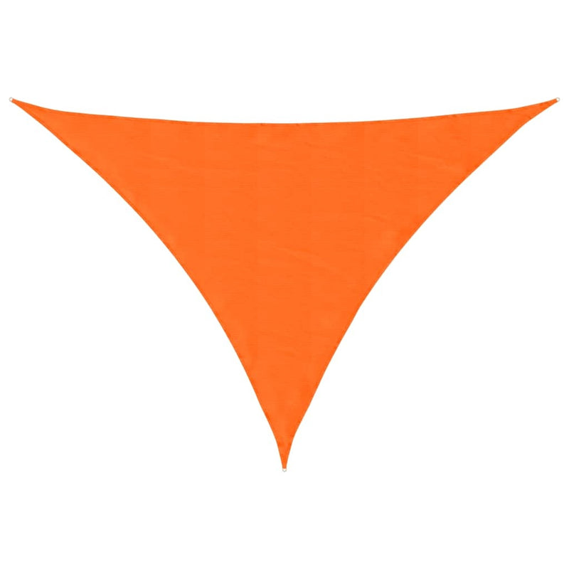Parasole a Vela Triangolare in Tessuto Oxford 5×7×7m Arancione - Image 29 of 31