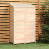 vidaXL Solid Fir Wood Garden Shed 102x52x174.5 cm Brown - Image 7 of 15