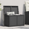 vidaXL Baule da Giardino PP Effetto Rattan 180 L Nero 80,5 x 44,5 x 51 cm - Image 10 of 10