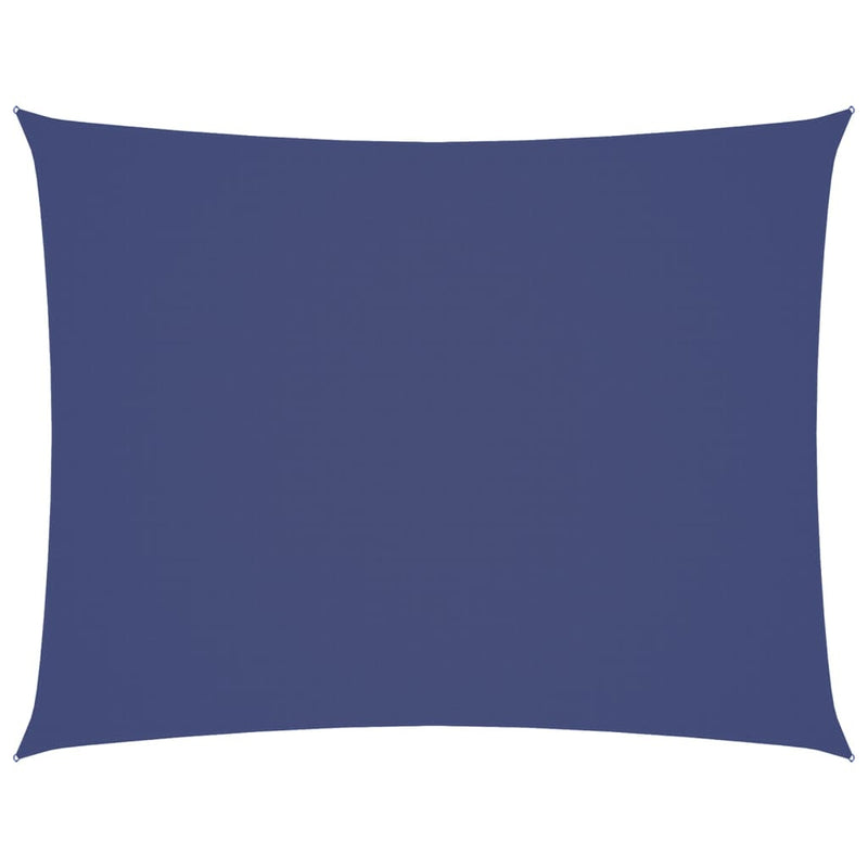 Parasole a Vela Rettangolare in Oxford Rivestito in PU 4×6 m Blu - Image 50 of 58