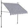 Tenda da Sole Retrattile Manuale con LED 200 cm Blu e Bianca - Image 125 of 227