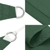 Parasole a Vela Triangolare Oxford 4×5×6,4 m Verde Scuro - Image 58 of 76