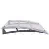 vidaXL Door Canopy, 150x90 cm, PET and Steel, Silver and Transparent - Image 110 of 228