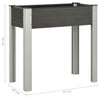 Fioriera Rialzata da Giardino in WPC 75×40×75 cm Grigio - Image 19 of 20