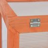 vidaXL Invernadero de Madera Maciza y Policarbonato 75x47x109 cm Marrón - Image 57 of 58