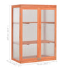 vidaXL Invernadero de Madera Maciza y Policarbonato 75x47x109 cm Marrón - Image 54 of 58