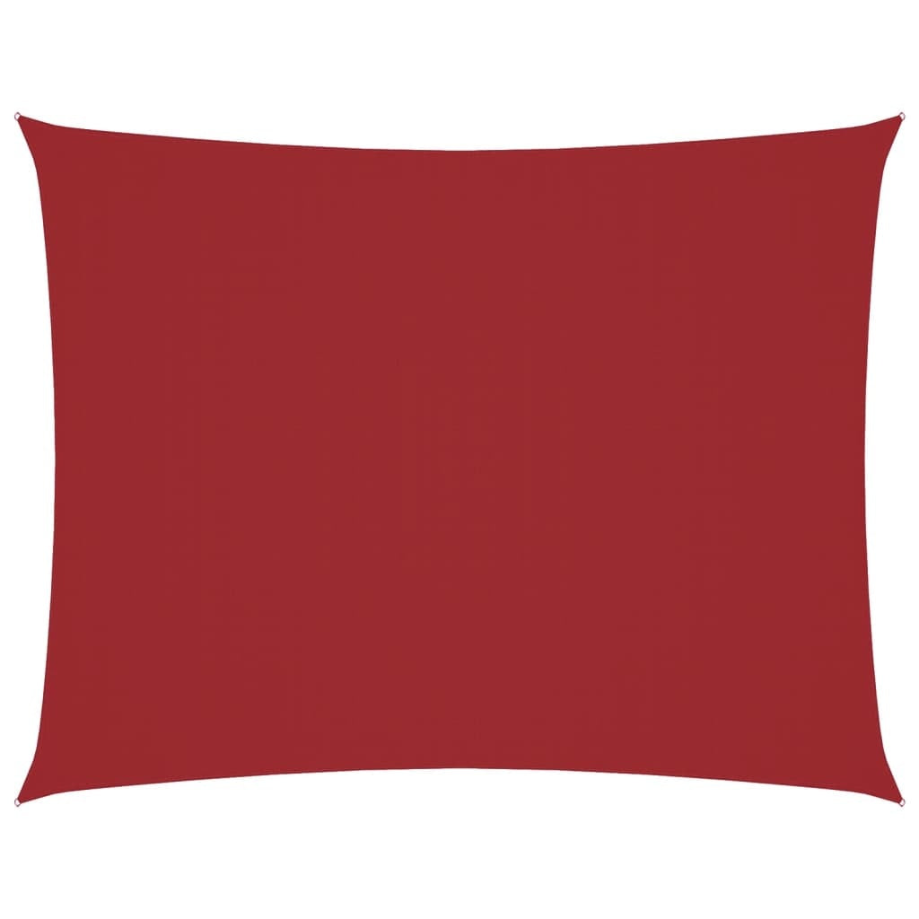 Parasole a Vela Rettangolare Tessuto Oxford 5×7m Rosso - Image 50 of 58