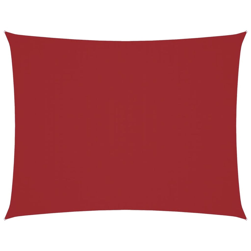 Parasole a Vela Rettangolare Tessuto Oxford 5×7m Rosso - Image 50 of 58