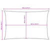 Parasole a Vela Rettangolare Tessuto Oxford 5×7m Rosso - Image 57 of 58