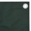 Paravento da Balcone Tessuto Oxford Impermeabile 120×600 cm Verde Scuro - Image 3 of 6