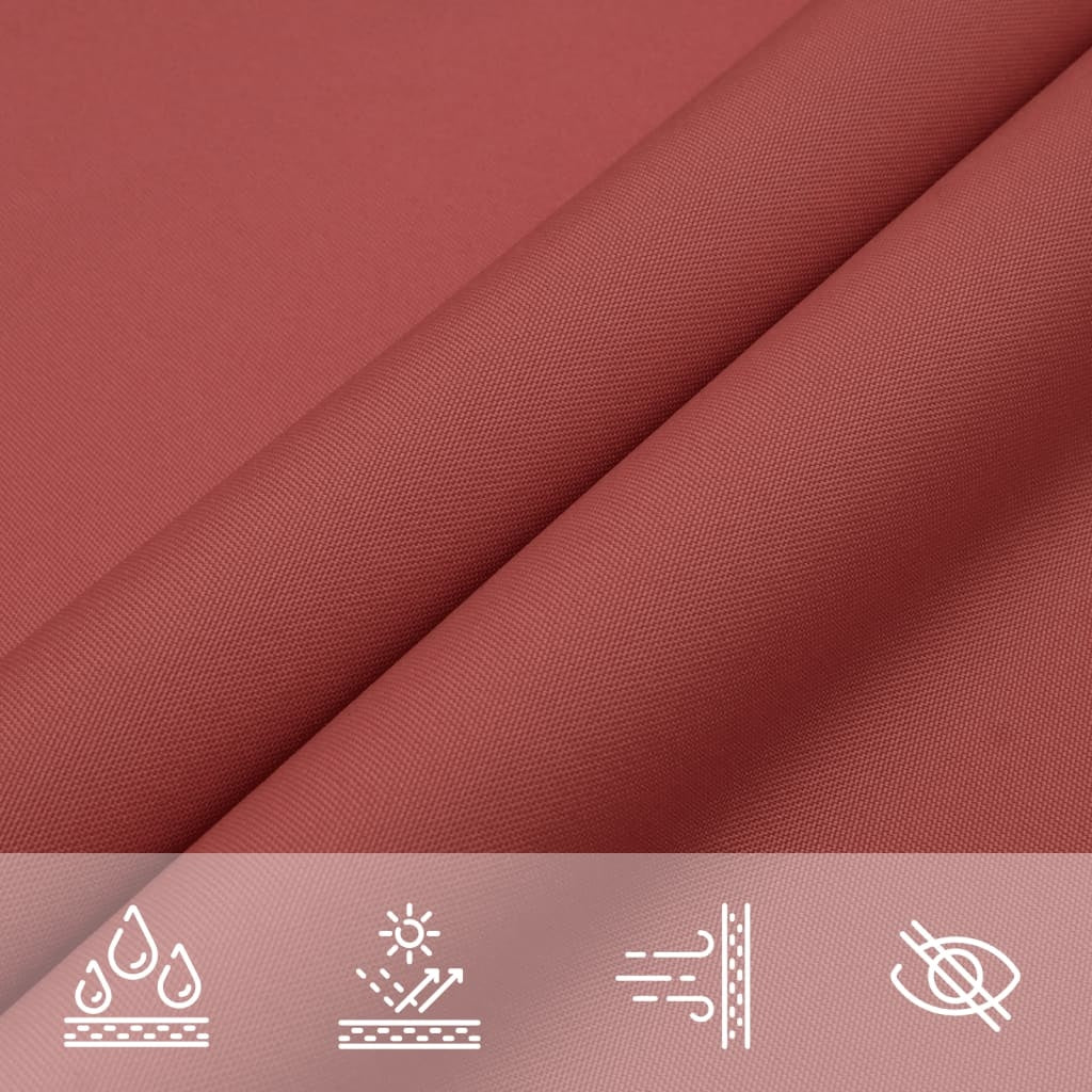 vidaXL Parasole a Vela Oxford Rettangolare 6x5 m Terracotta - Image 8 of 18