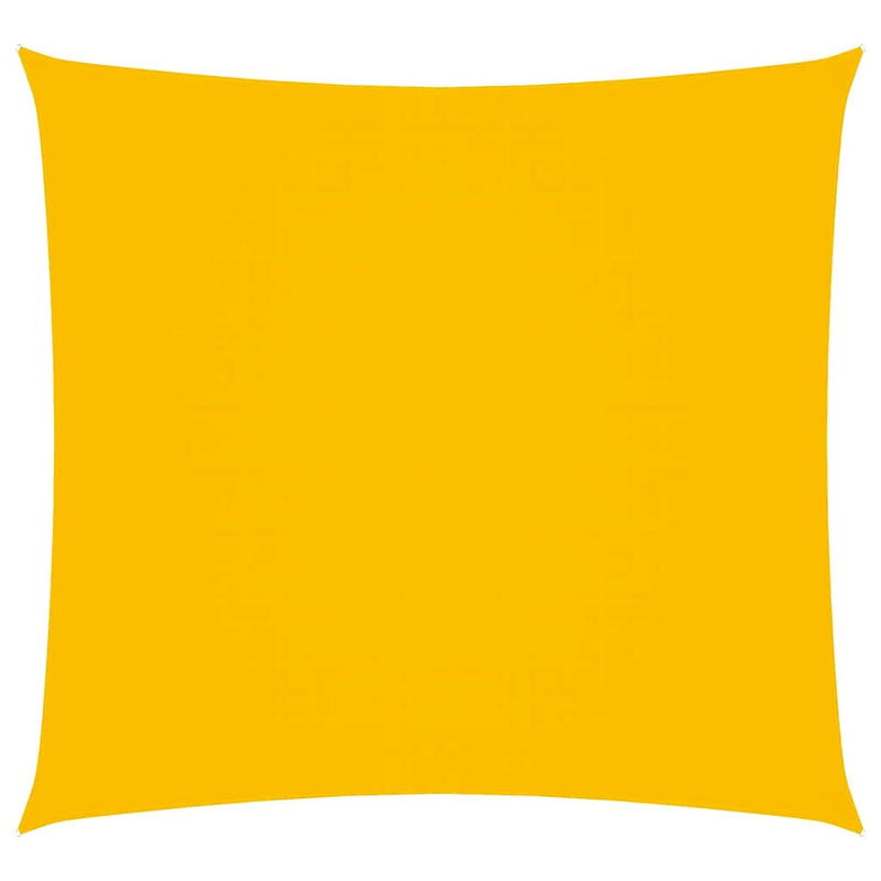 Parasole a Vela in Tessuto Oxford Rivestito PU Quadrato 6×6 m Giallo - Image 26 of 26