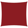 vidaXL Vela Parasole Quadrata Tessuto Oxford Rivestito PU 3,6x3,6 m Rosso - Image 2 of 18