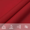 vidaXL Vela Parasole Quadrata Tessuto Oxford Rivestito PU 3,6x3,6 m Rosso - Image 6 of 18