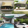 Parasole a Vela in Tessuto Oxford 4×5×5 m Rosso - Image 26 of 26