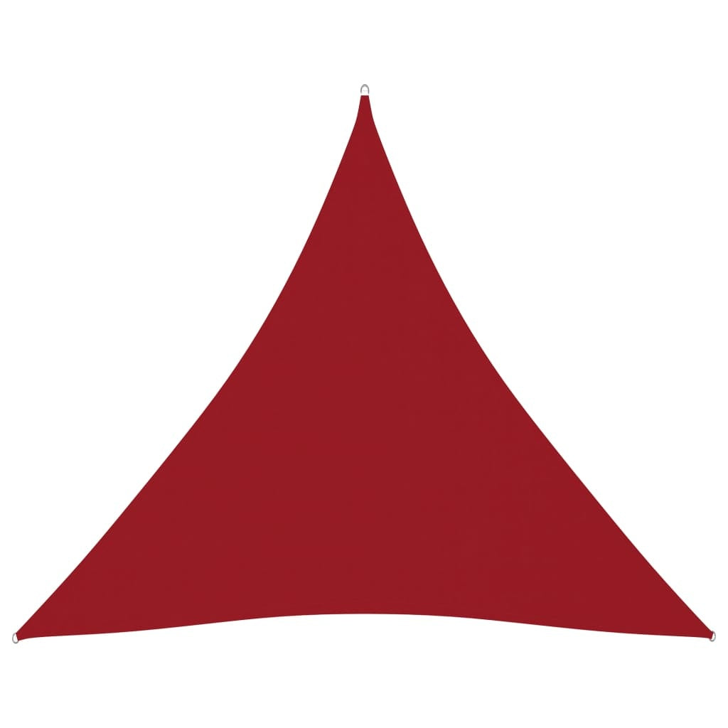 Parasole a Vela Triangolare in Tessuto Oxford 5×7×7m Arancione - Image 30 of 31