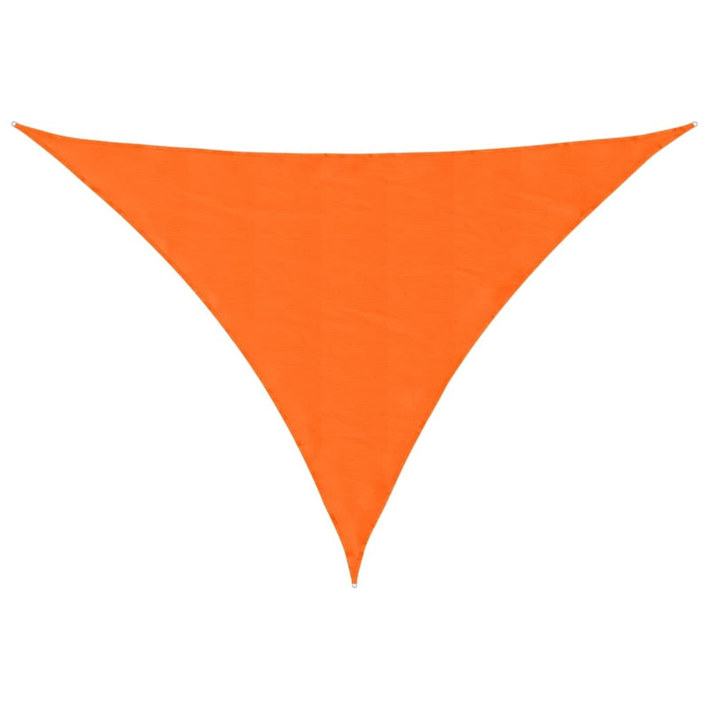 Parasole a Vela Triangolare in Tessuto Oxford 5×7×7m Arancione - Image 2 of 31