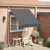 Tenda da Sole Retrattile Manuale Poliestere Rivestito PU 200 cm Antracite - Image 118 of 250