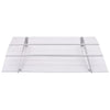vidaXL Door Canopy, 150x90 cm, PET and Steel, Silver and Transparent - Image 228 of 228