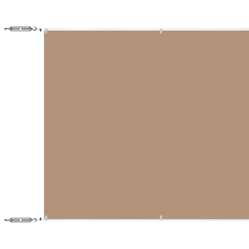 Paravento Verticale Tessuto Oxford 140×600 cm Grigio Talpa - Image 3 of 12