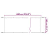 Paravento Verticale Tessuto Oxford 140×600 cm Grigio Talpa - Image 8 of 12