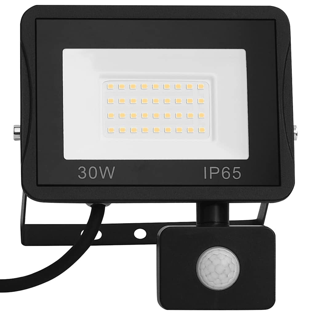 Faretto a LED con Sensore 30 W Alluminio 15,5×19,5 cm Nero - Image 4 of 19