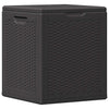 vidaXL Baule da Giardino in Rattan PP 90 L 43x44x51 cm Nero - Image 2 of 9