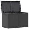 vidaXL Baule da Giardino PP Effetto Rattan 180 L Nero 80,5 x 44,5 x 51 cm - Image 2 of 10