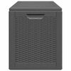 vidaXL Baule da Giardino PP Effetto Rattan 180 L Nero 80,5 x 44,5 x 51 cm - Image 3 of 10