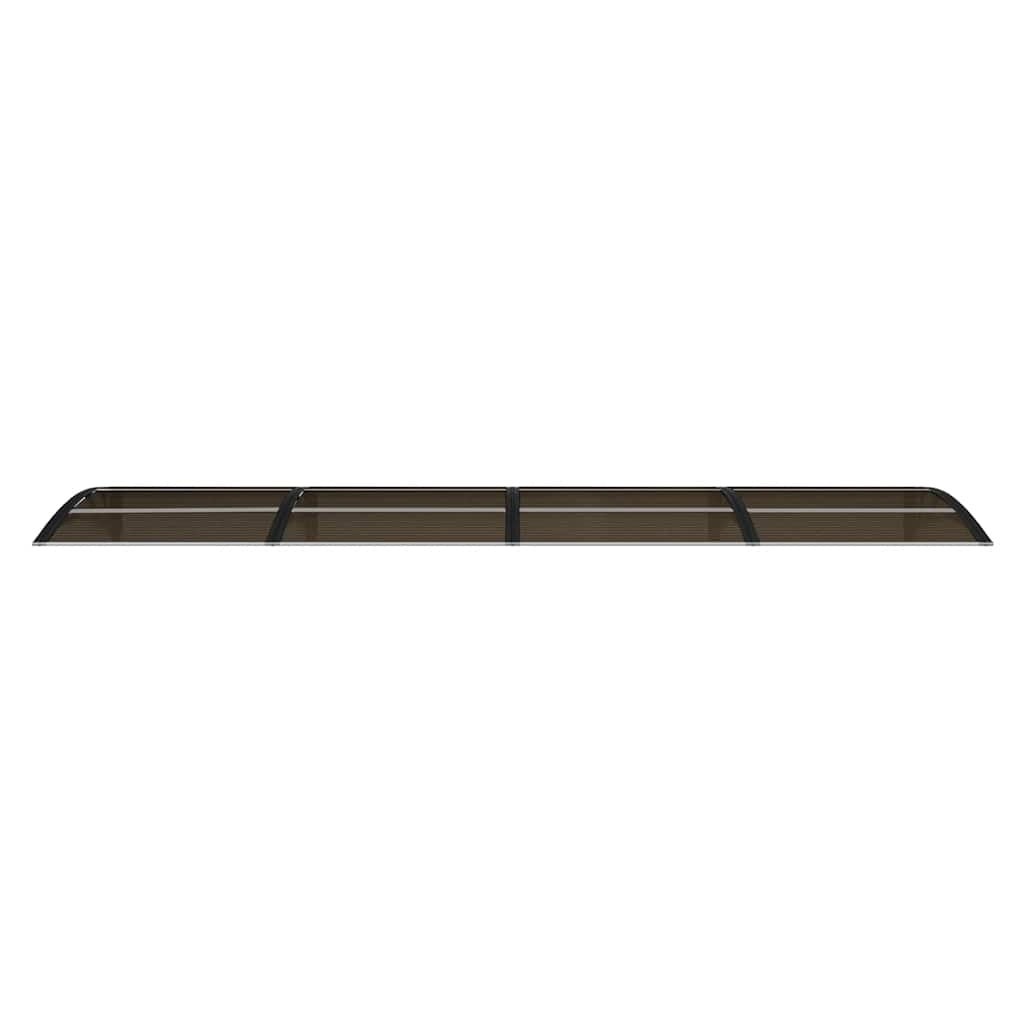 Tettoia per Porta in Policarbonato 350×75 cm Nera - Image 5 of 11