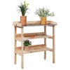 Tavolo Piante Legno Massello Abete con Piano in Zinco 78×38×82,5 cm - Image 2 of 16