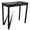 Set Tavolo Bar 4 Sgabelli Piano MDF e Legno di Pino 115×55×107 cm Nero - Image 2 of 12
