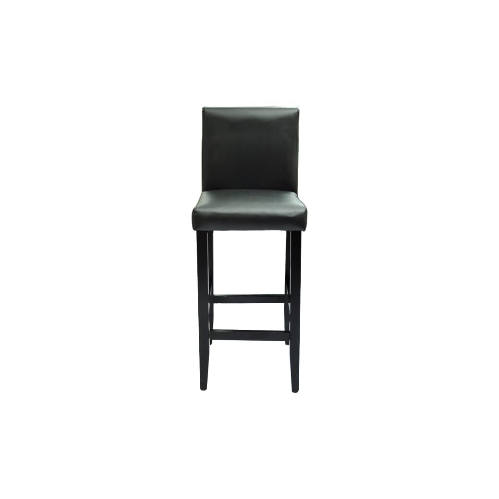 Set Tavolo Bar 4 Sgabelli Piano MDF e Legno di Pino 115×55×107 cm Nero - Image 6 of 12