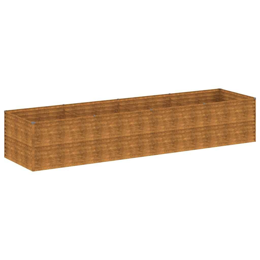 Fioriera Rialzata da Giardino 100×100×69 cm in Acciaio Corten - Image 3 of 14