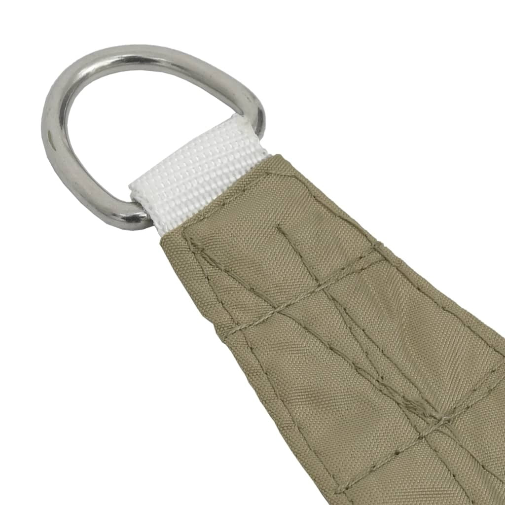 Parasole a Vela in Tela Oxford a Trapezio 2/4×3 m Beige - Image 19 of 20