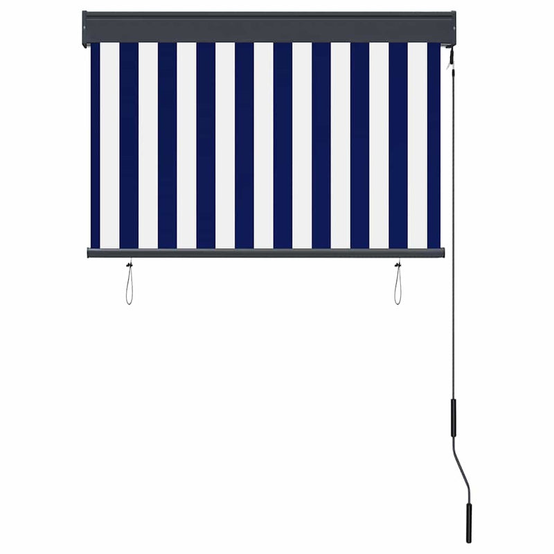 Tenda a Rullo per Esterni 100×250 cm Blu e Bianca - Image 11 of 30